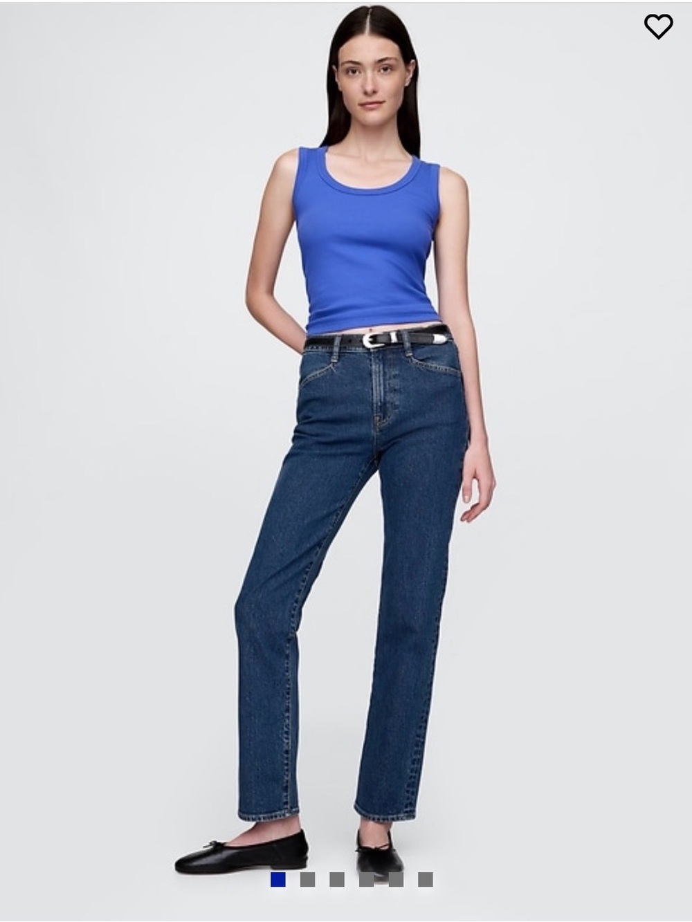 Gap Classic Straight-Leg Women's Jeans in Dark Blue